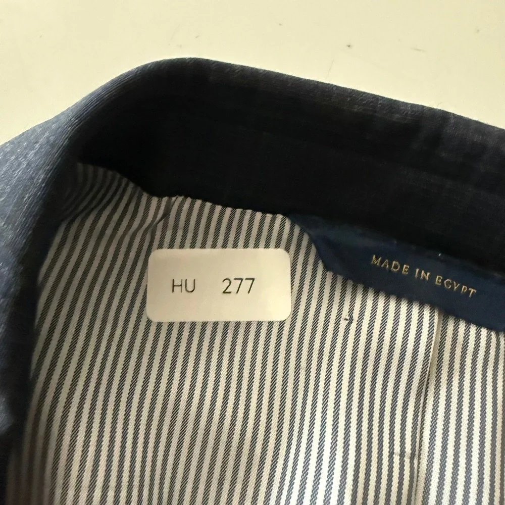 Brooks Brothers Explorer Regent Fit Blazer 46R Navy Blue Glen Plaid Wool Blend